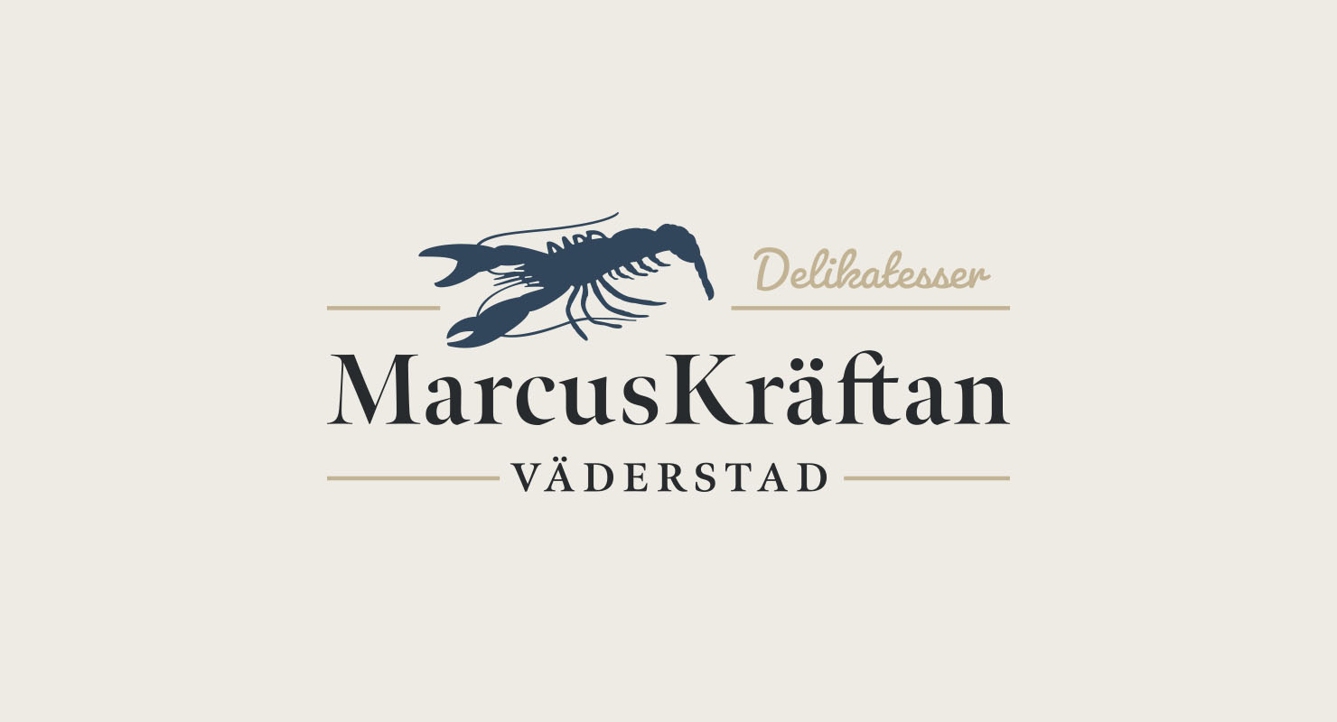 Marcuskräftans logotyp efter omprofilering